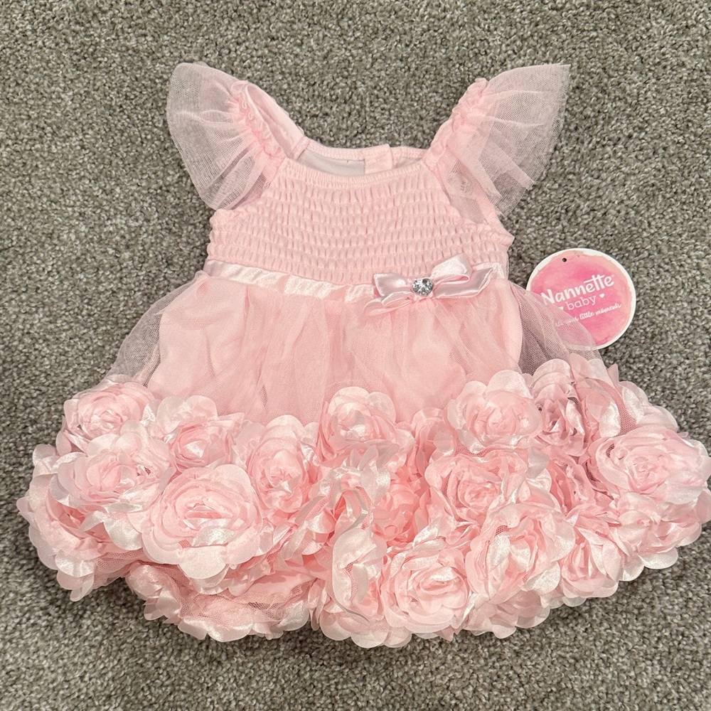 12 months pink little girls fancy dress